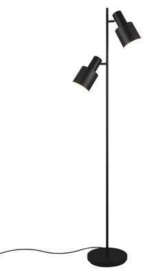 Obrázok produktu pre Stojaca lampa TRIO LB25 AGUDO 2xE27 čierna matná, výška 5 cm, ovládanie nožným spínačom.