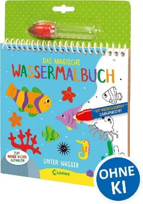 Produktbild von Das magische Wassermalbuch - Unter Wasser