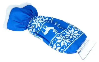 Obrázok produktu pre Škrabka na ľad Carpoint s rukavicou Blue+Print