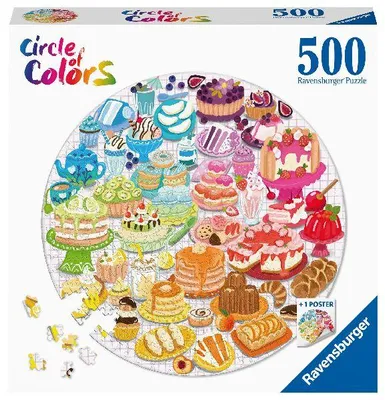 Produktbild von Ravensburger Puzzle 17171 Circle of Colors - Desserts & Pastries 500 Teile