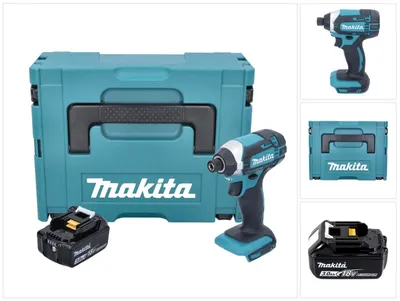 Immagine prodotto di Makita DTD 152 F1J Avvitatore ad impulsi a batteria 18V in valigetta Makpac + 1x Batteria BL 1830 3,0 Ah - senza caricatore
