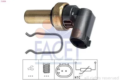 Produktbild von FACET Kühlmitteltemperatursensor 7.3324 für OPEL Corsa D Schrägheck (S07)