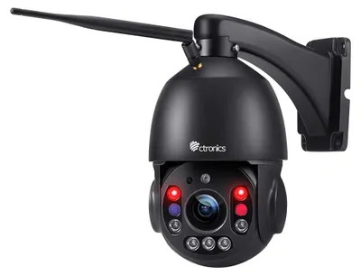 Image de Caméra PTZ Wi-Fi extérieure avec zoom 30x, résolution 5MP, vision nocturne et audio bidirectionnel