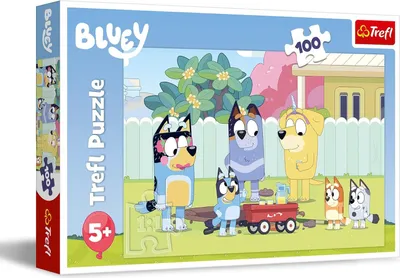 Produktbild von Trefl Puzzle 100 Teile Lustige Welt Bluey 16471