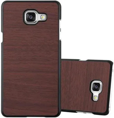 Immagine prodotto di Cadorabo cover per Samsung Galaxy A3 2016 cover protettiva in marrone custodia rigida look legno cover per telefono cellulare