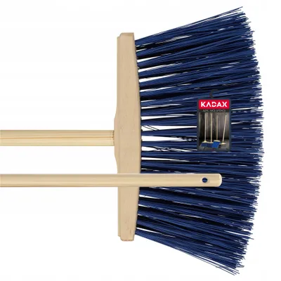 Zdjęcie produktu dla KADAX Szczotka miotła Ulicówka 25cm Zamiatacz z Trzonkiem Kij Do Zamiatania