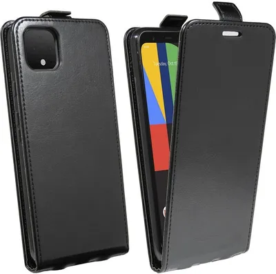Obrázok produktu pre Flipové puzdro pre mobilný telefón GOOGLE PIXEL 4 Vertical Foldable Protective Cover Flip Cover Black