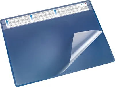 Image de Läufer 47605 Sous-main DURELLA soft - 65 x 50 cm, bleu