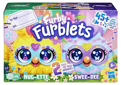 Produktbild von Furby Furblets Frühling Plüschspielzeug 2er-Pack, Purple
