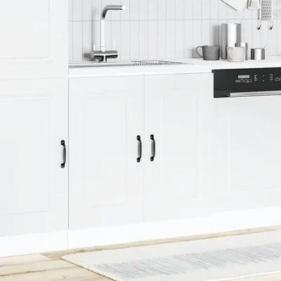 Produktbild von Cloris Designermöbel Spülenunterschrank Kalmar Weiß 80x46x81,5cm Holzwerkstoff - 2026Neu858087 - Küchenschränke