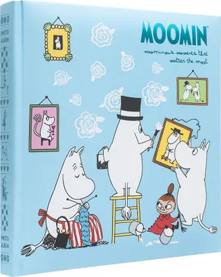 Produktbild von Erik Editores Moomin 16x16 Cm 24 Self-adhesive Pages Fotoalbum Blau  Blau One Size