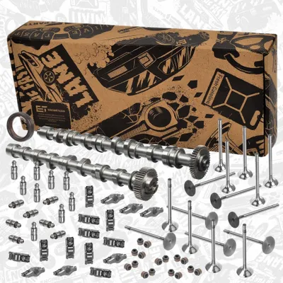 Produktbild von ET ENGINETEAM Nockenwellensatz HV0432VR2 Einlassseite Auslassseite für VW GOLF VI (5K1) 99,3mm hydraulisch Stahl 35mm 48mm