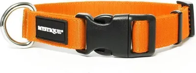 Produktbild von Mystique® Nylon Halsband Profi 25mm neonorange 50-60cm