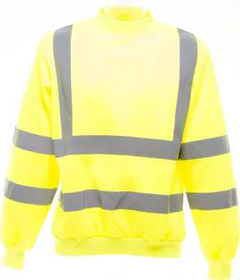 Produktbild von Yoko Hi-Vis Heavyweight Pullover BC1244 (2XL) (Neongelb)