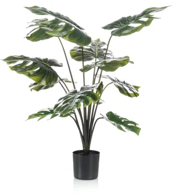 Produktbild von Emerald Monstera-Pflanze Künstlich 98 cm im Topf