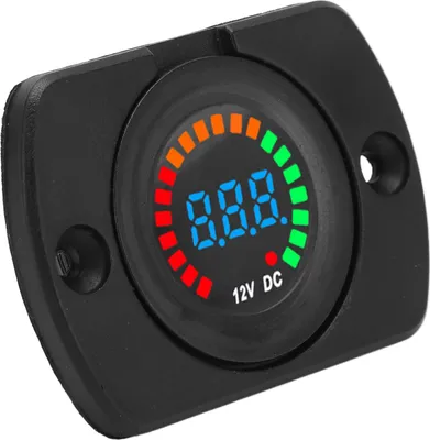 Immagine prodotto di Voltmetro per auto, display digitale a LED, voltmetro, impermeabile, universale per camion, autobus, navi, yacht, DC 12 V