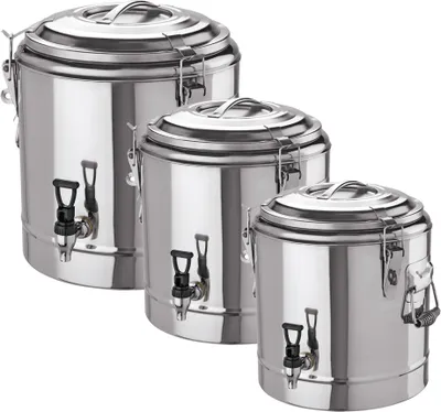 Produktbild von Doppelwandiger Thermogetränkebehälter 12 Liter Edelstahl