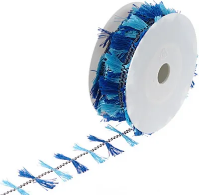 Produktbild von Dekokordel - Drachenschnur - blau - hellblau 40mm - 20m - 47047 394