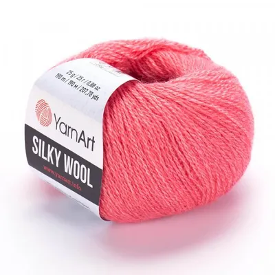 Produktbild von YarnArt Silky Wool 332 – Edle Wolle in Hell-Malve | Seidig, weich & atmungsaktiv – perfekt für leichte Strickprojekte, 25g