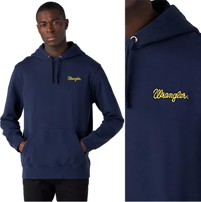 Produktbild von WRANGLER Herren, Sweatshirt W654I4114, M, Blau, kapuzenpullover, , hoodie