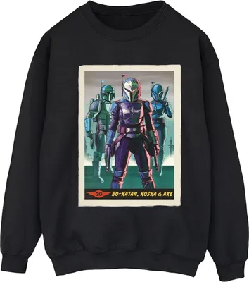 Produktbild von Star Wars - "The Mandalorian" Sweatshirt für Damen BI39285 (S) (Schwarz)