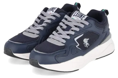 Productafbeelding van Leone 1947 Heren Lage Sneakers, Blauw, Textiel & Synthetisch, Maat: 42