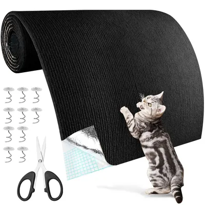 Produktbild von Selbstklebende Kratzmatte für Sofas – 200 x 40 cm – Schwarz