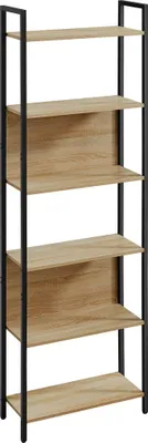 Image de Étagère - Leobert - Chêne Sonoma - 60 X 24 X 186 Cm