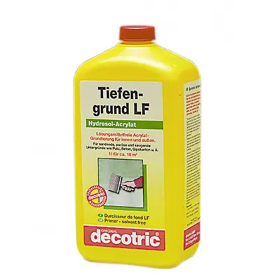 Produktbild von decotric Tiefengrundierung LF für innen und außen 1 Liter