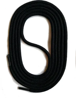 Produktbild von SNORS Schnürsenkel rund - SCHWARZ - 3mm - 75cm