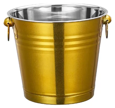 Produktbild von Eisbehälter mit Deckel, Löffel, Zange und Filter – sorgfältig gefertigter, isolierter Edelstahl, damit das Eis länger gefroren bleibt.