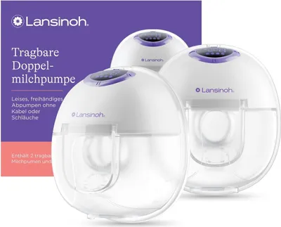 Produktbild von Lanisnoh Elektrische tragbare Doppel-Milchpumpe h