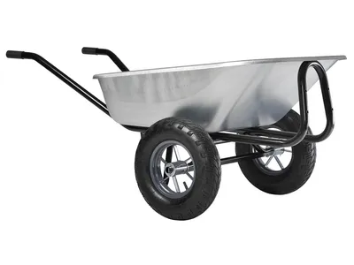 Produktbild von Schubkarre Expert Twin verz. 150 L, Luftrad