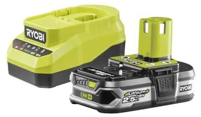 Image de Pack énergie RYOBI RC18120A-125 chargeur 18V 2A + Batterie Lithium+ 2,5Ah ONE+™