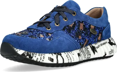 Produktbild von Laura Vita Damen Sneaker aus Leder mehrfarbig gemustert mit Plateau Burton 05, Größe:37 EU, Farbe:Mehrfarbig