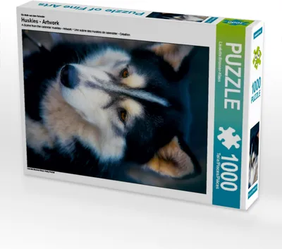 Produktbild von Calvendo Ein Motiv aus dem Kalender Huskies - Artwork 1000 Teile Puzzle hoch 480x640mm, Brunner-Klaus Liselotte; 7371264