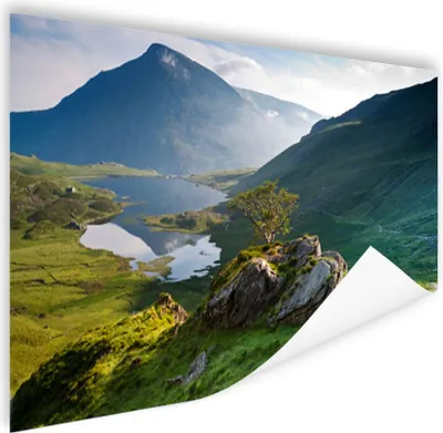 Produktbild von MuchoWow® Poster Landschaft in Wales 120x80 cm - Bilder