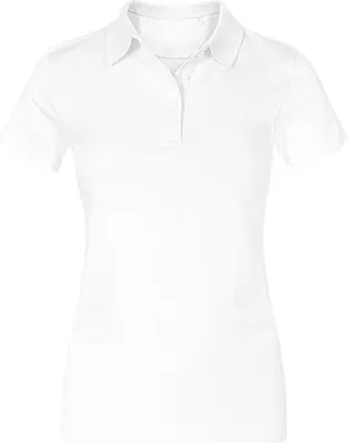 Produktbild von Jersey Poloshirt Damen, Weiß, XL