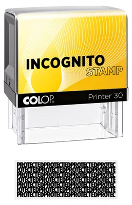 Zdjęcie produktu dla Colop 144989, Tradycyjny, Stempel na zamówienie, Plastik, 18 x 47 mm, Żółty, Czarny