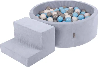 Produktbild von KiddyMoon Spielplatz Aus Schaumstoff Für Kinder mit Bälle Waschbare Bezug