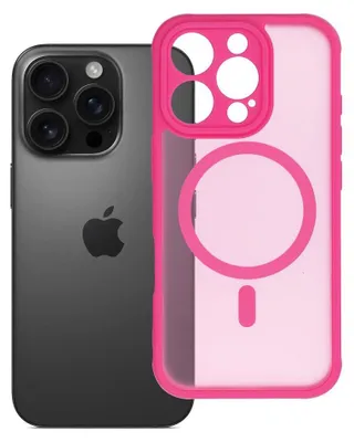 Obrázok produktu pre Puzdro vhodné pre iPhone 16 PRO Full Matte Mag Cover, kompatibilné s MagSafe, ružové