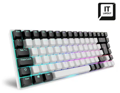 Produktbild von SKILLER SGK50 S3 (weiß, IT-Layout, Gateron Yellow)