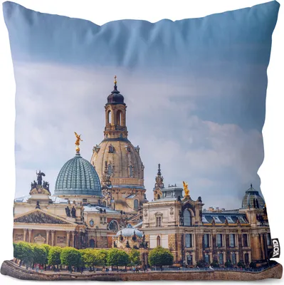 Produktbild von VOID Dresden Frauenkirche Kissenbezug Kissenhülle Deko Outdoor Dekoration Garten Dekokissen