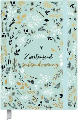 Produktbild von Terminkalender Campus Mint Flowers 18 Monate 2026/2027