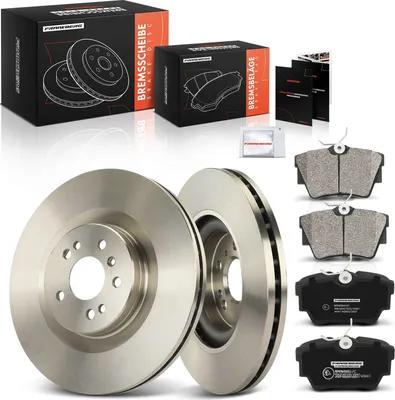 Produktbild von Frankberg 2x Bremsscheiben 4x Bremsbeläge Hinterachse für Opel Vivaro B Vivaro Combi Vivaro Renault Trafic III