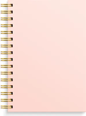 Produktbild von Burde Notizbuch A5, pink, liniert, spiralgebunden, 300 Seiten, 70g Papier