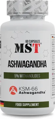 Produktbild von MST - Ashwagandha KSM 66® - 60 Kapseln