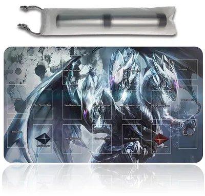Produktbild von Omgoods – Spielmatte für Sammelkartenspiele mit Kartenbereichen, 60 x 35 cm