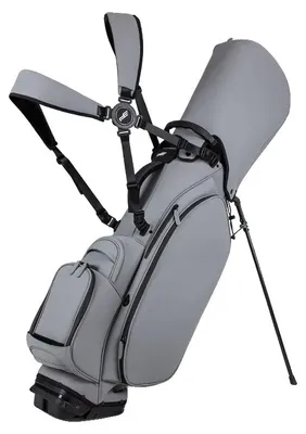Zdjęcie produktu dla Torba golfowa stojąca, lekka konstrukcja, trwały materiał, kolor: szary