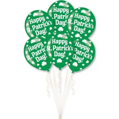 Produktbild von 6 Happy St. Patrick Day Latexballons